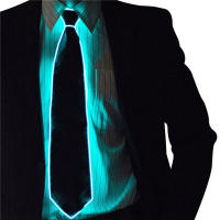 Corbata LED Brillante Para Hombres Cable Eléctrico De Luz LED Para Fiestas Halloween Navidad Decoración De Ropa Para DJ Bar Club Escenario Propiedad - details 5