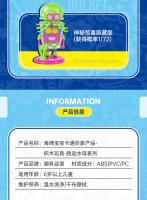 6PCS Spongebob Squarepants Caja Sorpresa Patrick Star Figuras De Acción De Anime Serie Jellyfish Saltarina Juguetes Para Niños Regalo - details 3
