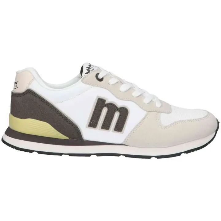 Zapatillas marca Mustang modelo 84467-C57339 para hombre en color blanco - 1