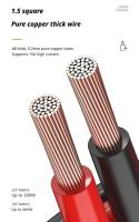 Enchufe De Encendedor De Coche De Cobre Puro De Alta Potencia 12V 24V 220W Con Clips Para Batería - details 2