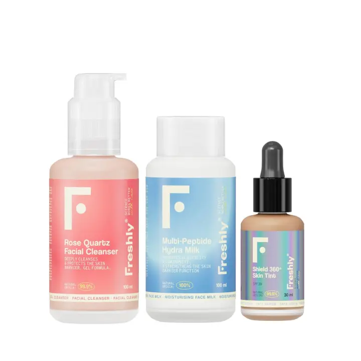 Freshly Cosmetics - Rutina: limpieza, hidratación y protección UV Daily Protection Routine - 1
