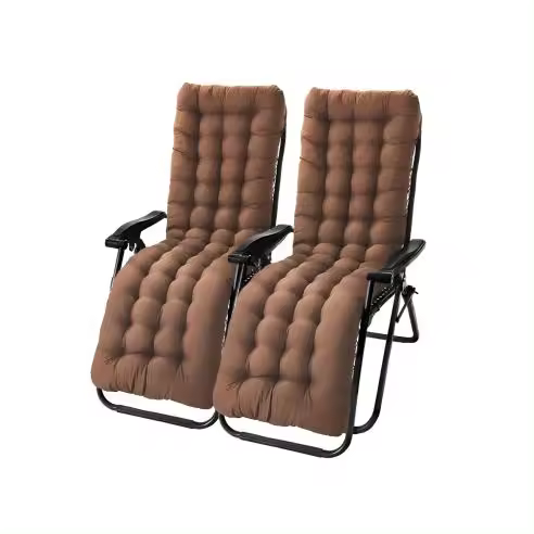 Mediawavestore Set 2 Sillas Reclinable Plegable con Cojín Gravità Zero - 1