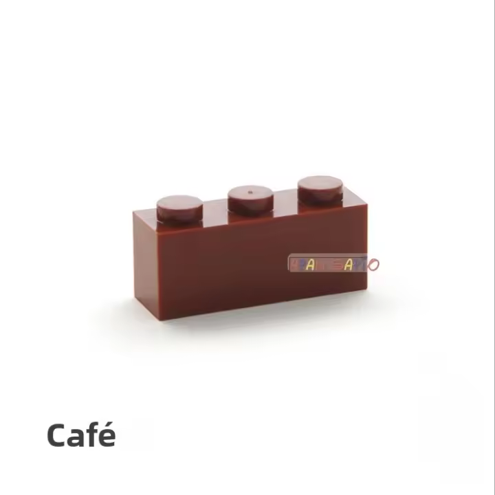 Bloques De Construcción DIY 60pcs Figuras Gruesas 1x3 Puntos Creativos Educativos Compatibles Con Juguetes De Plástico Para Niños - 1