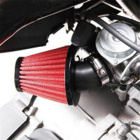 Filtro De Aire Tapered Universal Para Motocicleta 48mm Inletado En Ángulo De 45 Grados Material De Malla De Acero Inoxidable Doble Capa Y Goma - details 3