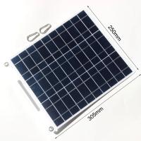 Cargador De Batería Portátil Con Placa Solar De 100W 5V Dual USB Impermeable Para Camping Al Aire Libre Panel Solar De Celdas Solares - details 3