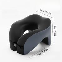 Almohada De Viaje En Forma De U De Espuma De Memoria Soporte Cervical Para Descanso Del Cuello Almohada Portátil VRZONE - details 6