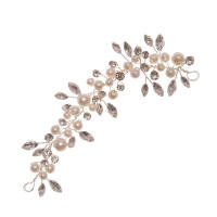 Banda De Pelo Para Novia Con Strass Perlas Y Flores Accesorios De Boda Para Mujeres Tamaño M Accesorios De Fiesta - details 4
