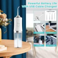 Xiaomi Aire Acondicionado Dental Eléctrico Portátil Con 4 Boquillas De Agua Para Limpieza Oral Y Goteo En La Cama Máquina De Limpieza De La Boca Con 3 Modos De Operación - details 4