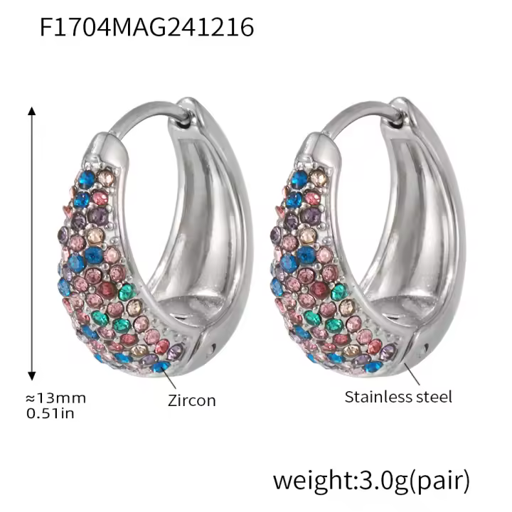 Pendientes colgantes de turquesa hueca para mujer, moda de viaje de estilo bohemio de circón, pendientes redondos para mujer - 1