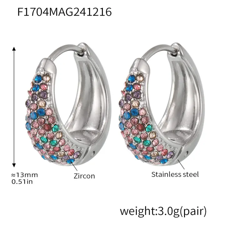 Pendientes colgantes de turquesa hueca para mujer, moda de viaje de estilo bohemio de circón, pendientes redondos para mujer - 1