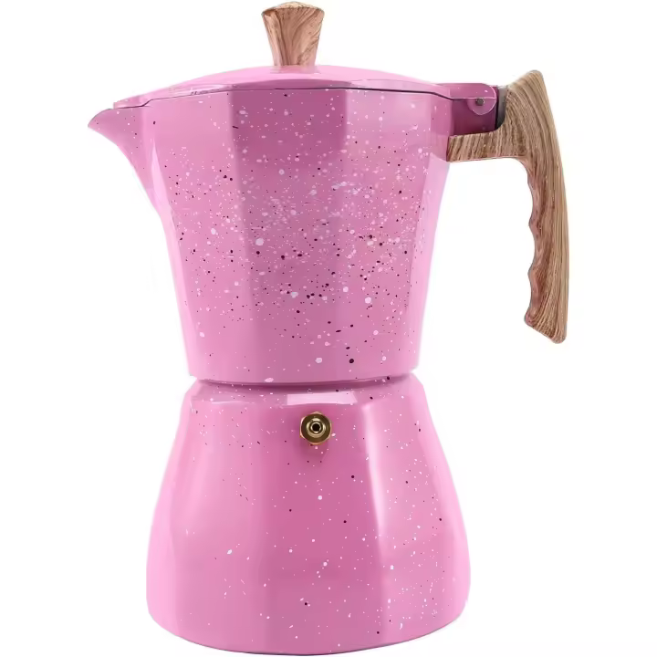 Cafetera Moka Café Moka Espresso Cafetera Moka 300 ml Rosa - 1