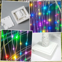 Lámpara De Ambiente LED Nocturna Con Control Remoto 16 Colores Luz Cálida De Abeto Decoración Para La Habitación Luz Faeirina - details 4