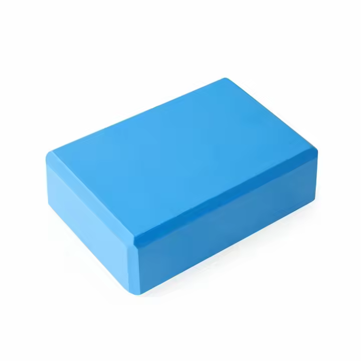 Ozio Fitness Bloque Azul de Espuma para Yoga/Pilates - Alta Densidad - Tacto Agradable - Cómodo - No Tóxico - Tamaño de Bloque: 15CM 23CM 10CM - 1