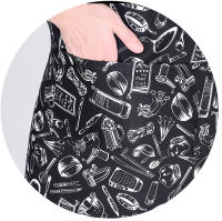 Delantal De Cocina Para Hombres Y Mujeres Estilo Simple Con 2 Bolsillos Para Restaurante BBQ Y Servicio En Barra Material De Lona Sin Mangas - details 8