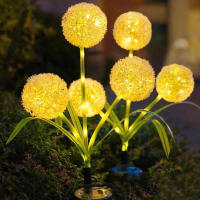 Lámpara Solar De Diente De León Impermeable Para Decoración De Jardín Pasaje Villa Courtyard Luz Ambiental - details 3