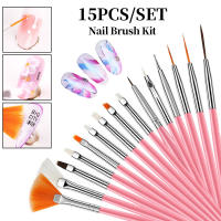 Set De Pinceles Para Arte De Uñas DUTRIEUX Combo Para Dibujar Pintar Y Grabar Con Cepillo Plano Para Gel De Acrílico Y Uñas UV Herramientas De Manicura - details 1