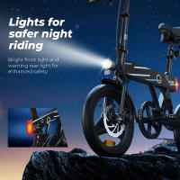 Bicicleta eléctrica MTB EB1 500w, bicicleta de montaña eléctrica 14" bicicleta eléctrica para adultos 25km/h, batería 36V 7.8Ah, modo ASSIST autonomía 30-40km - details 3
