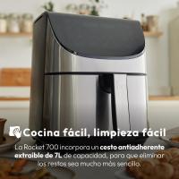 MasterPro ROCKET 700 - Freidora de Aire 1800W 7L - 12 Programas - Pantalla LED Táctil - Temperatura Ajustable - Recetario Online - Fácil Limpieza - details 4