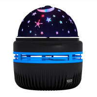 Lámpara De Mesa Creativa Con Proyección De Ondas De Agua Y Estrellas Aurora Luz Nocturna Romántica Control Remoto Colorido - details 2