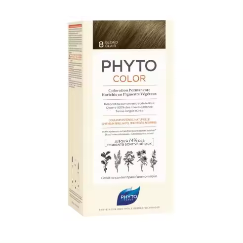 PHYTOCOLOR VEGETAL 8 RUBIO CLARO - 1