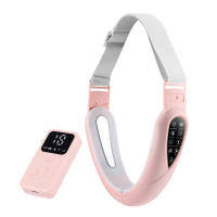 Cinturón Levantador De V Forma Para Rostro Con Masajeador Levantador De Piel Vibration 5 Modos Control Remoto Dispositivo De Cuidado De Piel - details 16