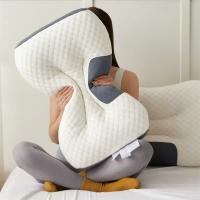 Almohada De Látex Con Masaje Para El Cuello Anti-Bacteriano Y Anti-Moho Protección De La Vertebra Cervical Para Un Sueño Eficiente - details 8