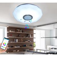 Luces de techo LED Bluetooth Altavoz 36W, Rhythm de color musical regulable RGB Lámpara de techo with remote control/APP, waterproof para dormitory, Sala de estar, habitación de los Niños (JZV) (I4L) (ZFW) - details 0