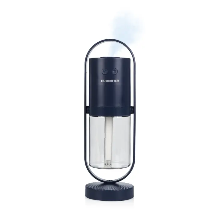 DAM. Humidificador multifunción de 200 ml con luces LED multicolor. Función esterilización, compatible con hidroalcohol. 7x7x21cm. - 1