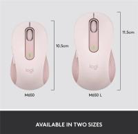 Logitech Ratón Inalámbrico M650 / M650L | Conexión Bluetooth | Silencioso para Ordenador Portátil y Oficina | Compatible con PC | Mac | Multidispositivo - details 1