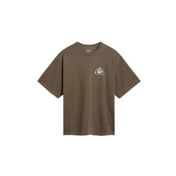 Vans Camiseta Hombre Mte Crestline Verde Algodón - 1