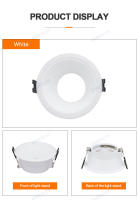 Spotlight LED MR16 Module En Color Blanco Y Negro Instalación Enclavada En Aluminio Redondo Gu10 Foco Bajo Para Decoración De Habitaciones - details 7