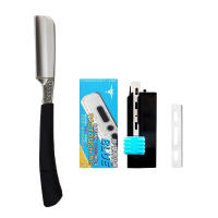 Afeitadora De Pájaro Straight Edge Barber Razor Para Corte De Pelo Barba Y Cejas Herramienta De Afeitar Para Hombres Cuchillo De Acero Inoxidable - details 7