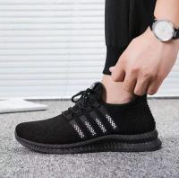 Zapatos De Running Para Hombre Verano 2024 Suela De Goma Malla Transpirable Moda Coreana Bajo El Codo Tendencia Deportiva - details 5