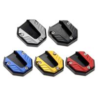Soporte De Pies Lateral Para Motocicleta Estación De Apoyo Práctica Placa De Parqueo Base De Pie Extensión Para Motocicleta Tapete De Apoyo Para Moto Tamaños Disponibles En Negro Rojo Oro Azul Titanio - details 0