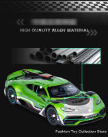 Coche De Acción Bens-One De Aleación De Metal 1:24 Con Sonido Y Luz Vehículo Retroductor Juguete De Decoración Para Niños - details 6
