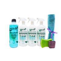 ECO JIN Azul Spa Original, Pack 1L concentrado limpieza perfecta sin limites ECO-JIN. Ecológico, Higiénizante, Bactericida, Anticalcareo y elimina cal. Componentes tensoactivos. Exclusivo y poderoso quitamanchas. Distrilocu - details 0