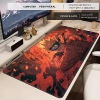 Alfombrilla De Ratón Grande Y Extensa XXL MINISO Anime N-Naruto Diseño De Juego Para Estudio De Escritorio Resistente Al Agua Y Antideslizante - details 2