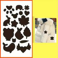 Chaqueta De Poliéster Con Patrón De Flores Autocolantes Reparación Permanente Lavable Hilo Libre Manual Pequeño Tamaño - details 3