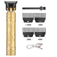 Cortadora De Pelo Eléctrica Recargable Para Barbero Trimmer De Metal Para Hombres Con Corte Seco Y Humedo Batería Recargable 50 Minutos De Uso - details 8