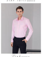 Camisa Larga Para Hombre Estilo Clásico Ajustada Sólida Color Básico Para Oficina Formal Blanca Casual Smart Business - details 15