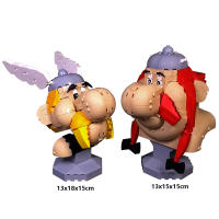 BuildMOC Asterix Y Obelix 2 En 1 Modelos De Héroes Galos Bloques De Construcción DIY 997pcs Regalo Para Niños Y Adultos - details 0