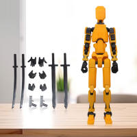 Set De 13 Figuras De Robot Completo Móvil 3D Impresión Mannequin Para Niños Y Adultos Regalos Juguete Educativo De Actividad Corporal Completa - details 0