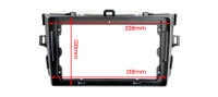 Marco De Radio Double Din MEKEDE Para Toyota Corolla 2006-2013 Panel De Estéreo Con Cable Instalación En El Tablero De 9 Pulgadas - details 5