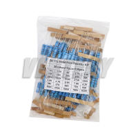 Kit De Resistentes De Película Metálica Assortment 150PCS 300PCS Con Precisión De 1% Valores De Resistencia De 1R~820K Ohm - details 4