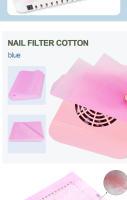 100Pcs Bolsa De Papel De Filtro De Polvo Para Uñas Con Recogedor De Aspiradora No Tejido De Algodón Para Manicura Herramienta De Arte De Uñas - details 4