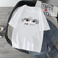 Camiseta Anime Hunter X Hunter Japonés Manga Hisoka Killua Zoldyck Kawaii Divertido Harajuku Kurapika Diablos Moda Casual Para Jóvenes - details 16