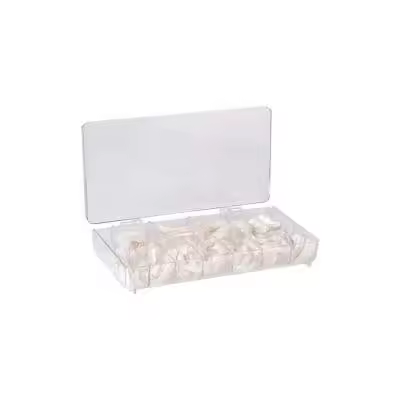 TIPS CUADRADOS BLANCOS CAJA DE 100 - 1