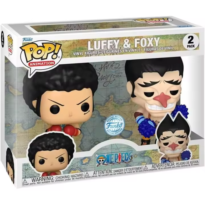 Funko POP! One Piece Luffy & Foxy 2-Pack Special Edition - 1