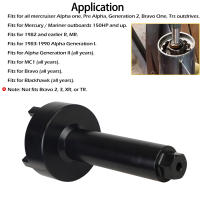 Herramienta De Llave Retenedor De Rodamiento De Acero Inoxidable Negro Para Barco Mercruiser Alpha One Bravo One 91-61069T - details 7