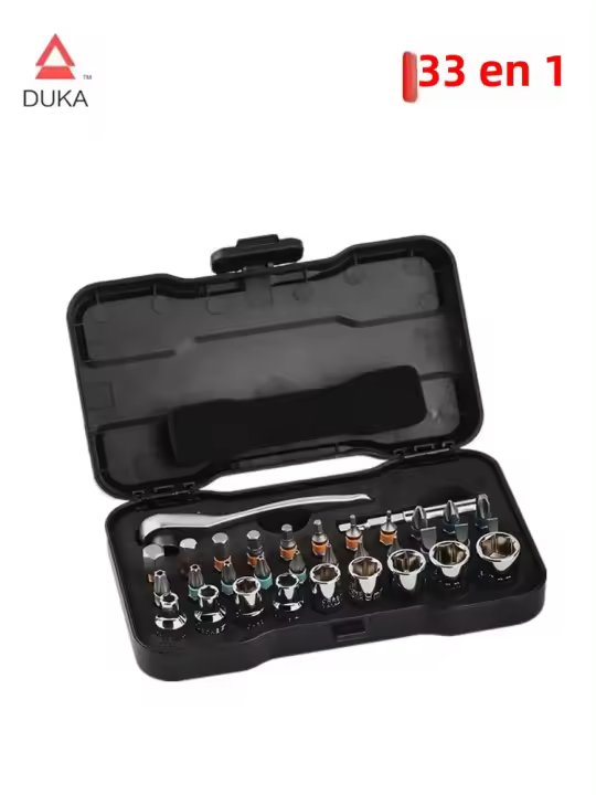 DUKA Set De Herramientas Multifuncionales 33 En 1 RS2 Llave De Eje Magnética S2 Con Destornilladores Para Reparación Doméstica ATuMan - 1